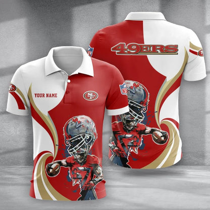 SPECIAL EDITION - NEW CUSTOMIZED NFL11 SF49 SAN FRANCISCO 49ERS T-SHIRT, POLO SHIRT, ZIP POLO SHIRT, SWEATSHIRT, HOODIE & ZIP HOODIE