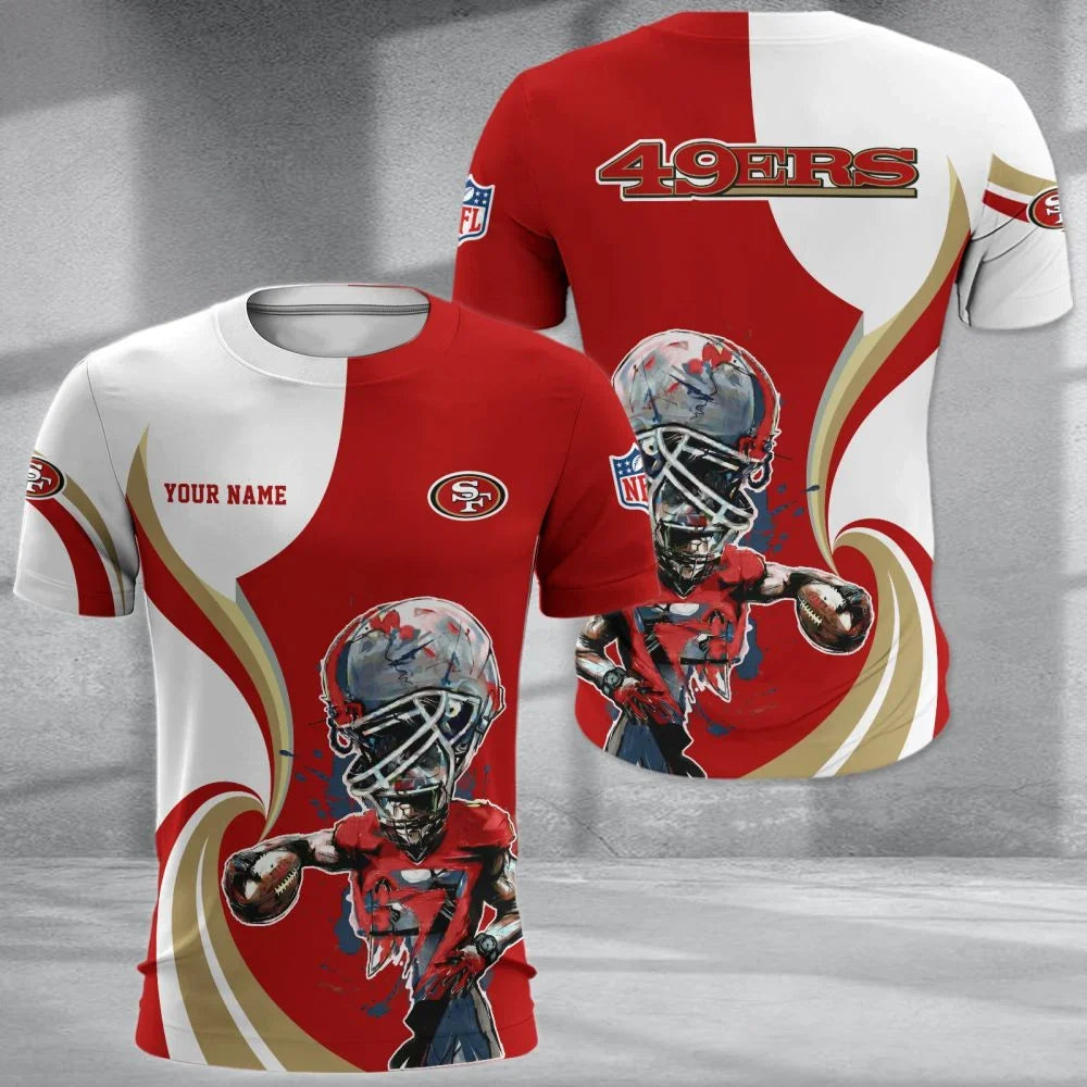 SPECIAL EDITION - NEW CUSTOMIZED NFL11 SF49 SAN FRANCISCO 49ERS T-SHIRT, POLO SHIRT, ZIP POLO SHIRT, SWEATSHIRT, HOODIE & ZIP HOODIE