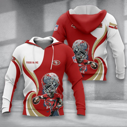 SPECIAL EDITION - NEW CUSTOMIZED NFL11 SF49 SAN FRANCISCO 49ERS T-SHIRT, POLO SHIRT, ZIP POLO SHIRT, SWEATSHIRT, HOODIE & ZIP HOODIE