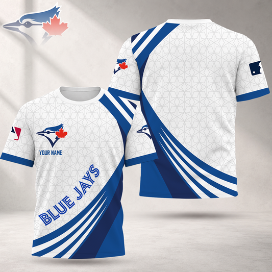 LIMITED EDITION - NEW CUSTOMIZED MLB12 TBJ TORONTO BLUE JAYS T-SHIRT, POLO SHIRT, ZIP POLO SHIRT, SWEATSHIRT, HOODIE & ZIP HOODIE