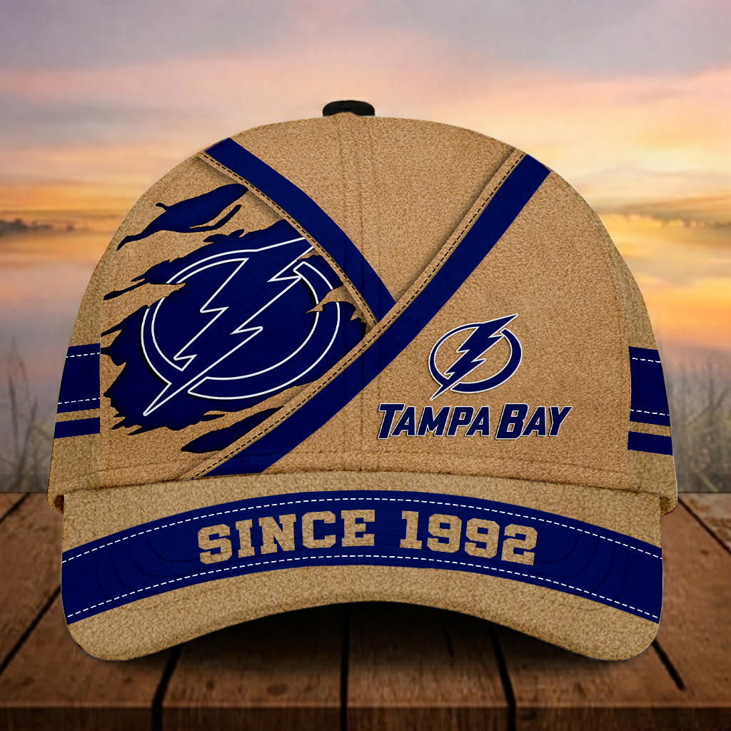 LIMITED EDITION - NEW CUSTOMIZED NHL12 TPL TB LIGHTNING CLASSIC CAP
