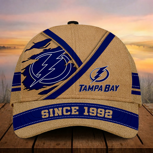 LIMITED EDITION - NEW CUSTOMIZED NHL12 TPL TB LIGHTNING CLASSIC CAP