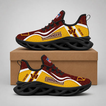 LIMITED EDITION - NEW CUSTOMIZED NFL12 WTC WASHINGTON COMMANDERS MAX SOUL SHOES