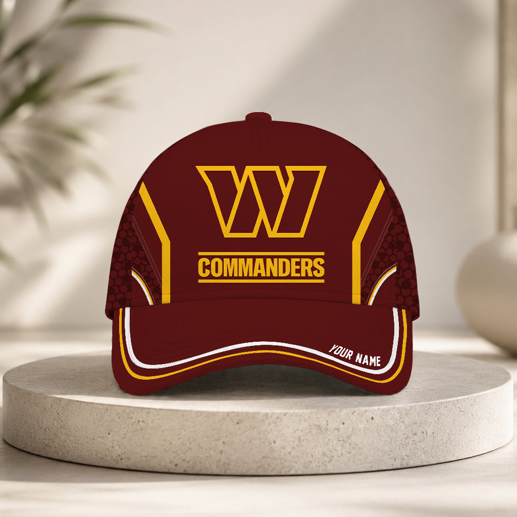 SPECIAL EDITION - NEW CUSTOMIZED NFL12 WTC WASHINGTON COMMANDERS CLASSIC CAP