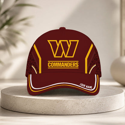 SPECIAL EDITION - NEW CUSTOMIZED NFL12 WTC WASHINGTON COMMANDERS CLASSIC CAP