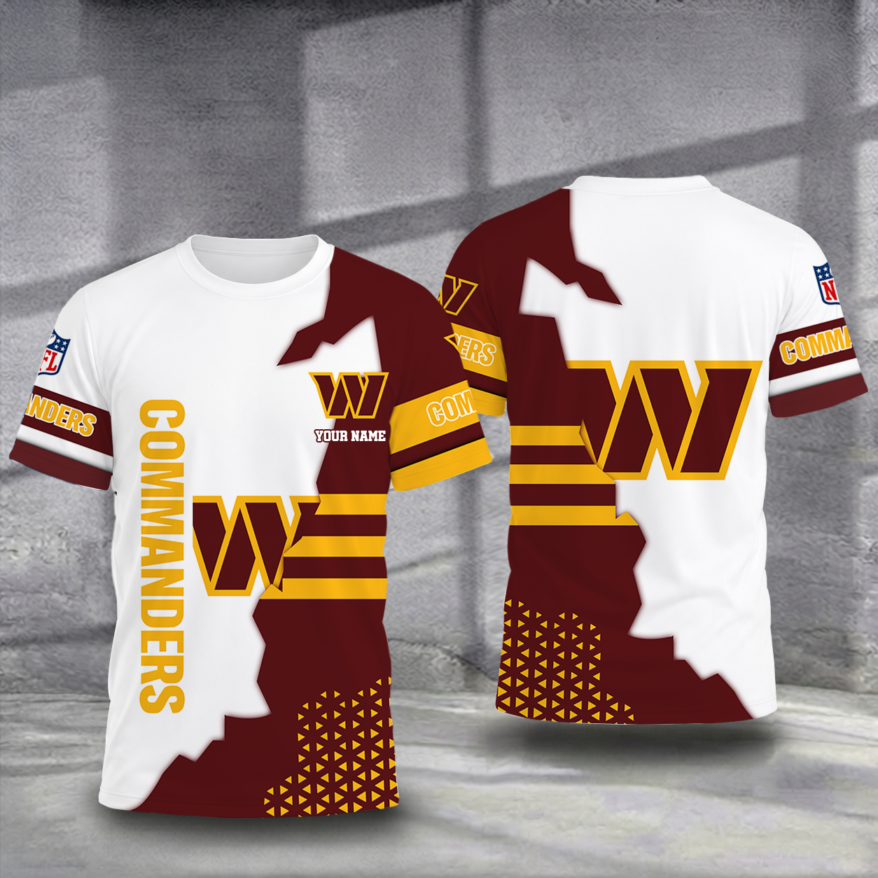 VIRAL EDITION - NEW CUSTOMIZED NFL12 WTC WASHINGTON COMMANDERS T-SHIRT, POLO SHIRT, ZIP POLO SHIRT, SWEATSHIRT, HOODIE & ZIP HOODIE