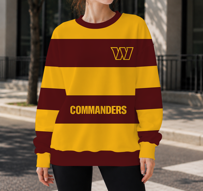 HOT DEAL- NEW CUSTOMIZED NFL12 WTC WASHINGTON COMMANDERS UNISEX SWEATSHIRT