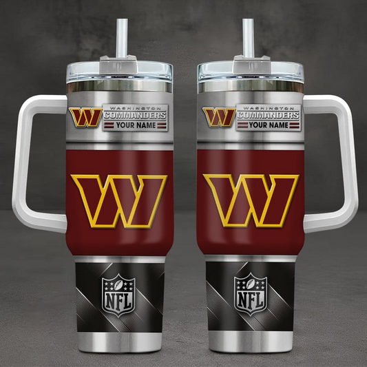 FINAL SALE - NEW CUSTOMIZED NFL12 WTC WASHINGTON COMMANDERS TUMBLER CUP
