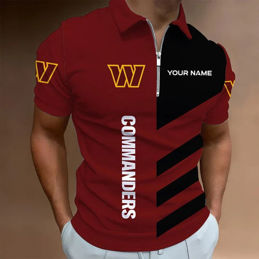 HOT DEAL - NEW CUSTOMIZED NFL12 WTC WASHINGTON COMMANDERS T-SHIRT, POLO SHIRT, ZIP POLO SHIRT, SWEATSHIRT, HOODIE & ZIP HOODIE
