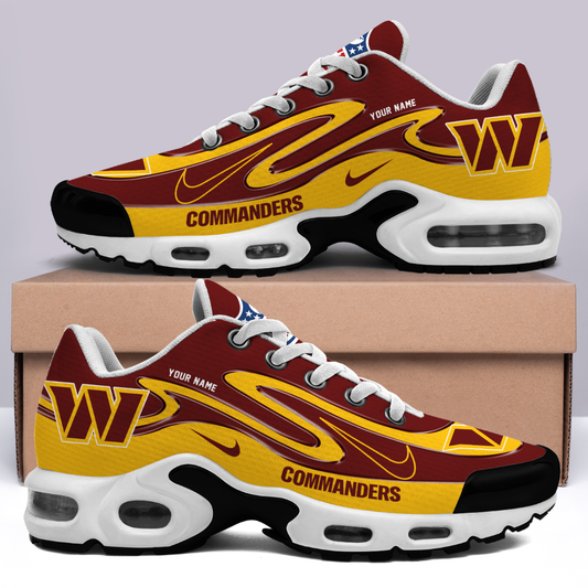 FINAL SALE - NEW CUSTOMIZED NFL12 WTC WASHINGTON COMMANDERS AIR MAX PLUS SNEAKERS