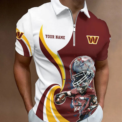 SPECIAL EDITION - NEW CUSTOMIZED NFL12 WTC WASHINGTON COMMANDERS T-SHIRT, POLO SHIRT, ZIP POLO SHIRT, SWEATSHIRT, HOODIE & ZIP HOODIE