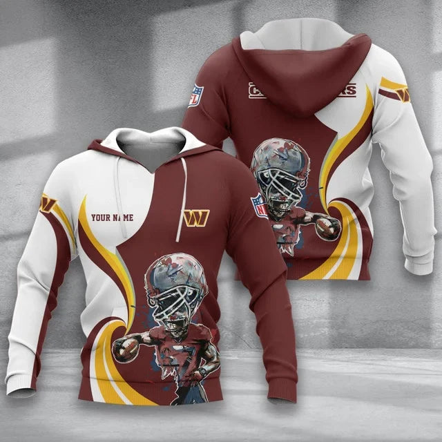 SPECIAL EDITION - NEW CUSTOMIZED NFL12 WTC WASHINGTON COMMANDERS T-SHIRT, POLO SHIRT, ZIP POLO SHIRT, SWEATSHIRT, HOODIE & ZIP HOODIE