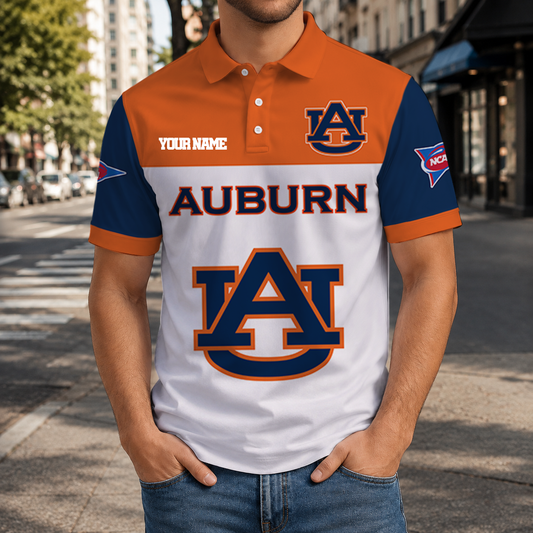 SPECIAL OFFER - NEW CUSTOMIZED NCAA FBS13 ABT AUBURN TIGERS POLO SHIRT, ZIP POLO SHIRT & T-SHIRTS