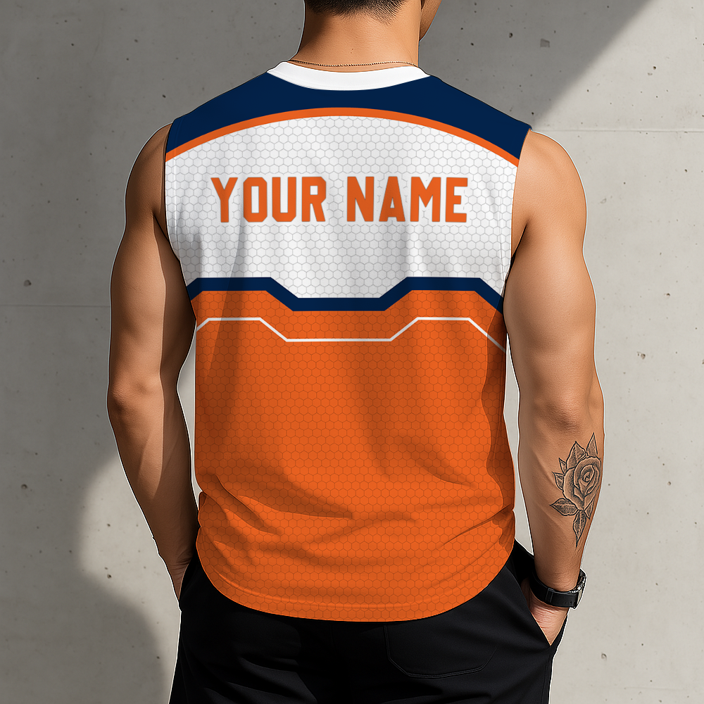 SPECIAL EDITION - NEW CUSTOMIZED NCAA FBS13 ABT AUBURN TIGERS MEN'S GYM SHIRT