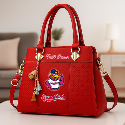 LIMITED EDITION - NEW CUSTOMIZED MLB13 CGS CL GUARDIANS ZIP HANDBAG MULTICOLOR
