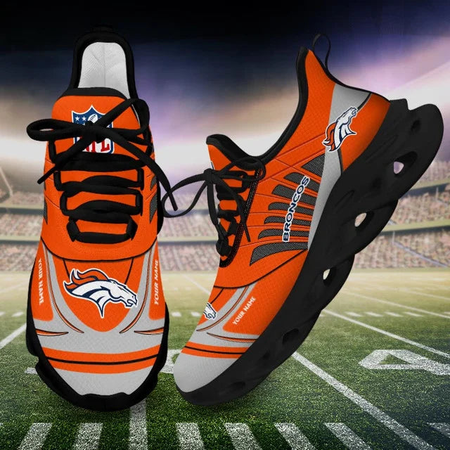 SPECIAL EDITION - NEW CUSTOMIZED NFL13 DVB DENVER BRONCOS UNISEX MAX SOUL SHOES