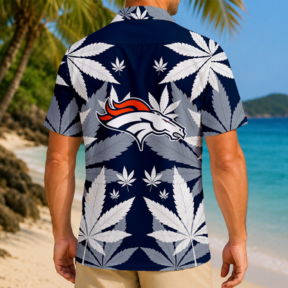 FINAL SALE - NEW CUSTOMIZED NFL13 DVB DENVER BRONCOS UNISEX HAWAIIAN SHIRT