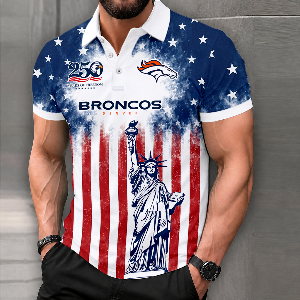 LIMITED EDITION - NEW CUSTOMIZED NFL13 DVB DENVER BRONCOS POLO SHIRT, ZIP POLO SHIRT & T-SHIRTS