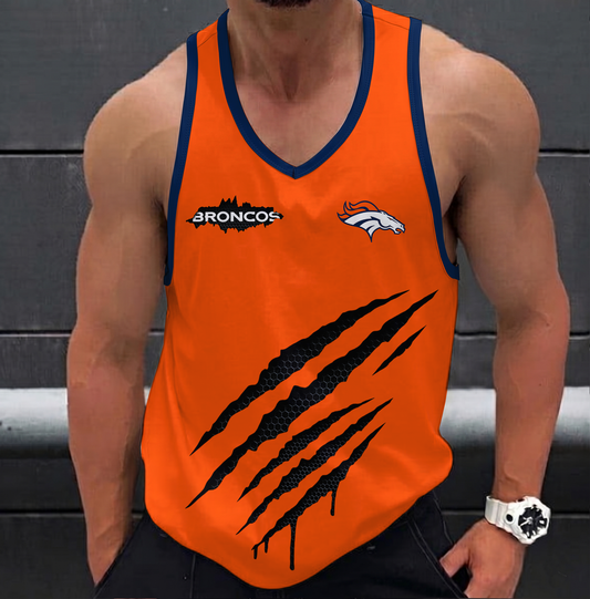 LIMITED EDITION - NEW CUSTOMIZED NFL13 DVB DENVER BRONCOS UNISEX TANK TOP