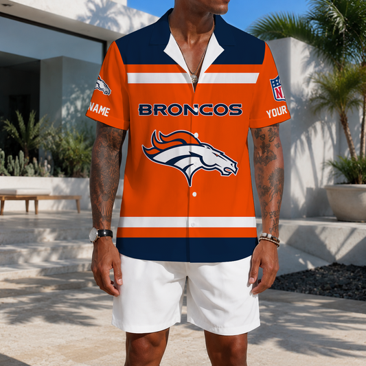 FLASH SALE - NEW CUSTOMIZED NFL13 DVB DENVER BRONCOS UNISEX HAWAIIAN SHIRT