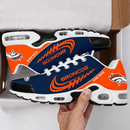 FLASH SALE - NEW CUSTOMIZED NFL13 DVB DENVER BRONCOS AIR MAX PLUS SNEAKERS