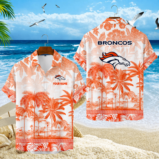 LIMITED EDITION - NEW CUSTOMIZED NFL13 DVB DENVER BRONCOS UNISEX HAWAIIAN SHIRT