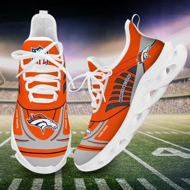 SPECIAL EDITION - NEW CUSTOMIZED NFL13 DVB DENVER BRONCOS UNISEX MAX SOUL SHOES