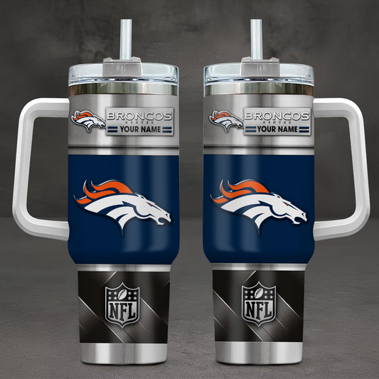 FINAL SALE - NEW CUSTOMIZED NFL13 DVB DENVER BRONCOS TUMBLER CUP