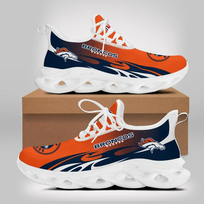 VIRAL EDITION - NEW CUSTOMIZED NFL13 DVB DENVER BRONCOS UNISEX MAX SOUL SHOES