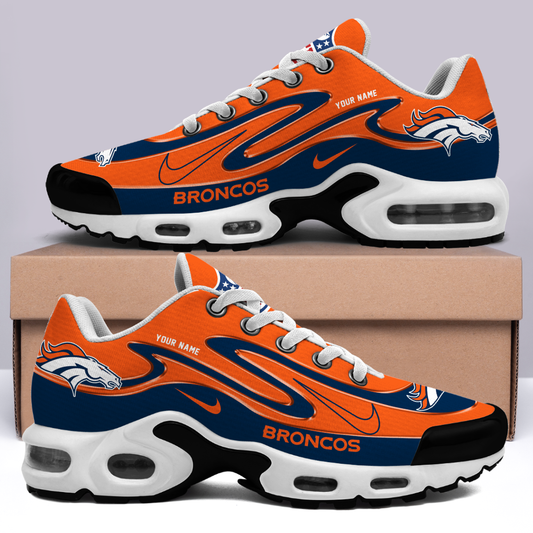 FINAL SALE - NEW CUSTOMIZED NFL13 DVB DENVER BRONCOS AIR MAX PLUS SNEAKERS