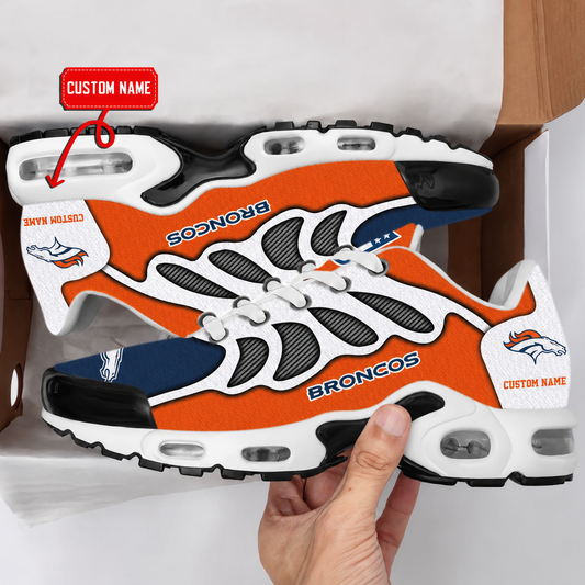 HOT DEAL - NEW CUSTOMIZED NFL13 DVB DENVER BRONCOS AIR MAX PLUS SNEAKERS