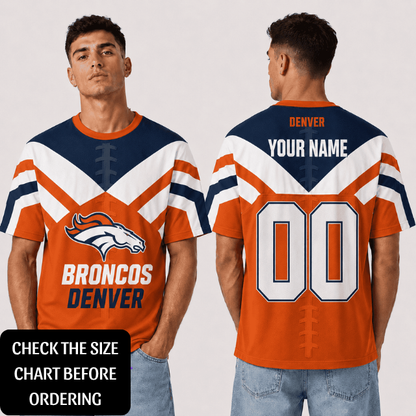 SPECIAL EDITION - NEW CUSTOMIZED NFL13 DVB DENVER BRONCOS T-SHIRT, POLO SHIRT, ZIP POLO SHIRT, HOODIE, ZIP HOODIE & SWEATSHIRT