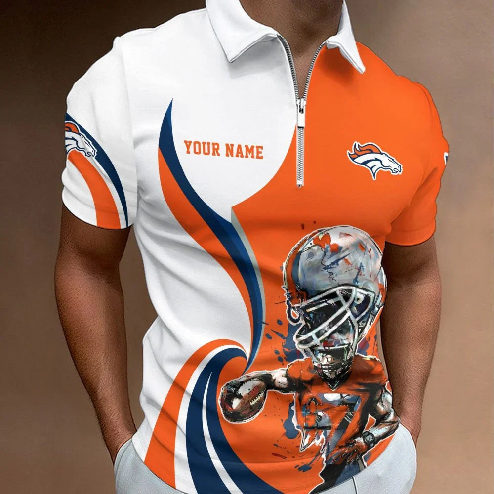 SPECIAL EDITION - NEW CUSTOMIZED NFL13 DVB DENVER BRONCOS T-SHIRT, POLO SHIRT, ZIP POLO SHIRT, SWEATSHIRT, HOODIE & ZIP HOODIE