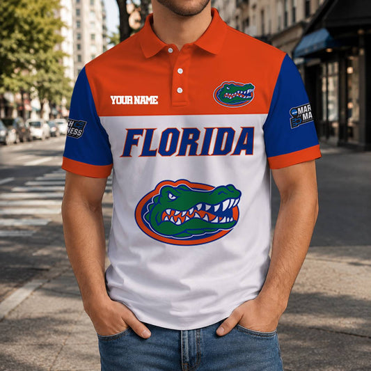 MEGA SALE - NEW CUSTOMIZED NCAA MAM14 FLG FLORIDA GATORS T-SHIRT, POLO SHIRT, ZIP POLO SHIRT, SWEATSHIRT, HOODIE & ZIP HOODIE
