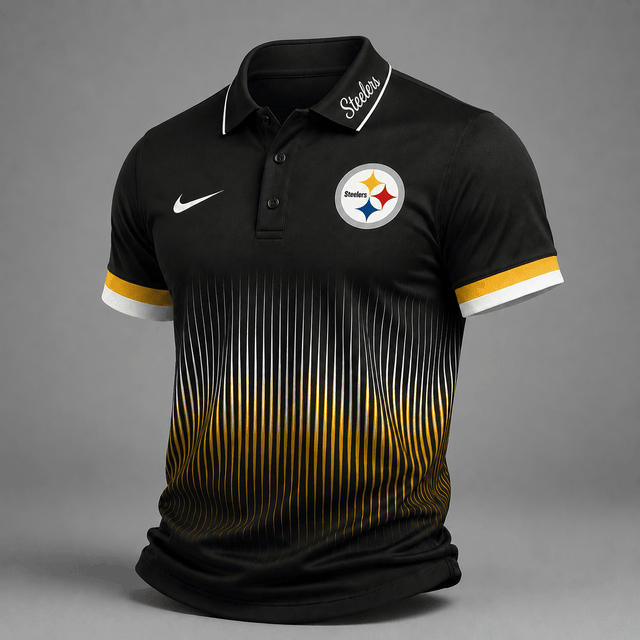ELITE EDITION - NEW CUSTOMIZED NFL14 PSB PITTSBURGH STEELERS T-SHIRT, POLO SHIRT, ZIP POLO SHIRT, SWEATSHIRT, HOODIE & ZIP HOODIE