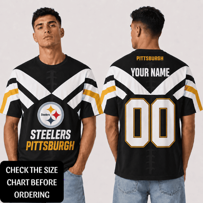 SPECIAL EDITION - NEW CUSTOMIZED NFL14 PSB PITTSBURGH STEELERS T-SHIRT, POLO SHIRT, ZIP POLO SHIRT, HOODIE, ZIP HOODIE & SWEATSHIRT