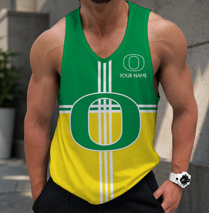 VIRAL EDITION - NEW CUSTOMIZED NCAA FBS14 OGD OREGON DUCKS UNISEX TANK TOP