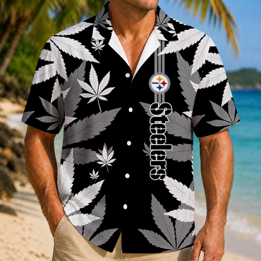 FINAL SALE - NEW CUSTOMIZED NFL14 PSB PITTSBURGH STEELERS UNISEX HAWAIIAN SHIRT