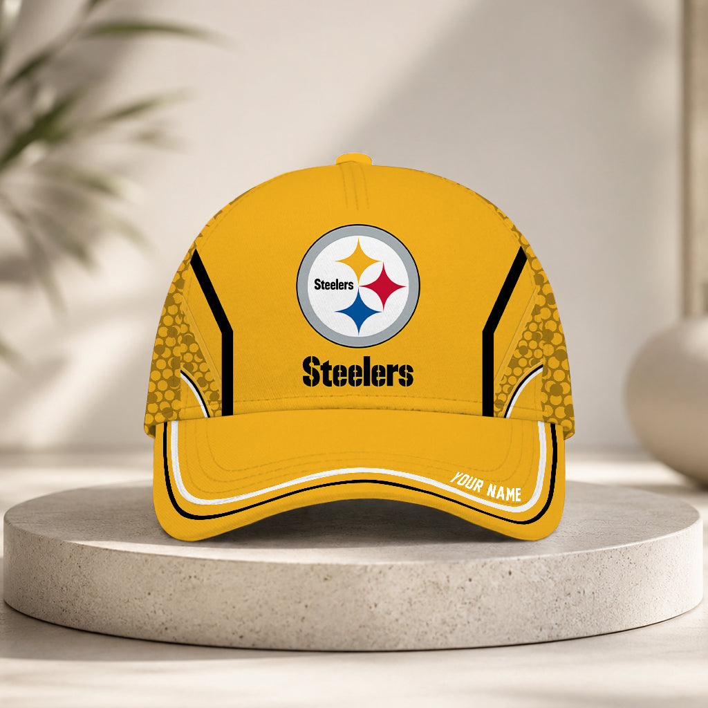 SPECIAL EDITION - NEW CUSTOMIZED NFL14 PSB PITTSBURGH STEELERS CLASSIC CAP