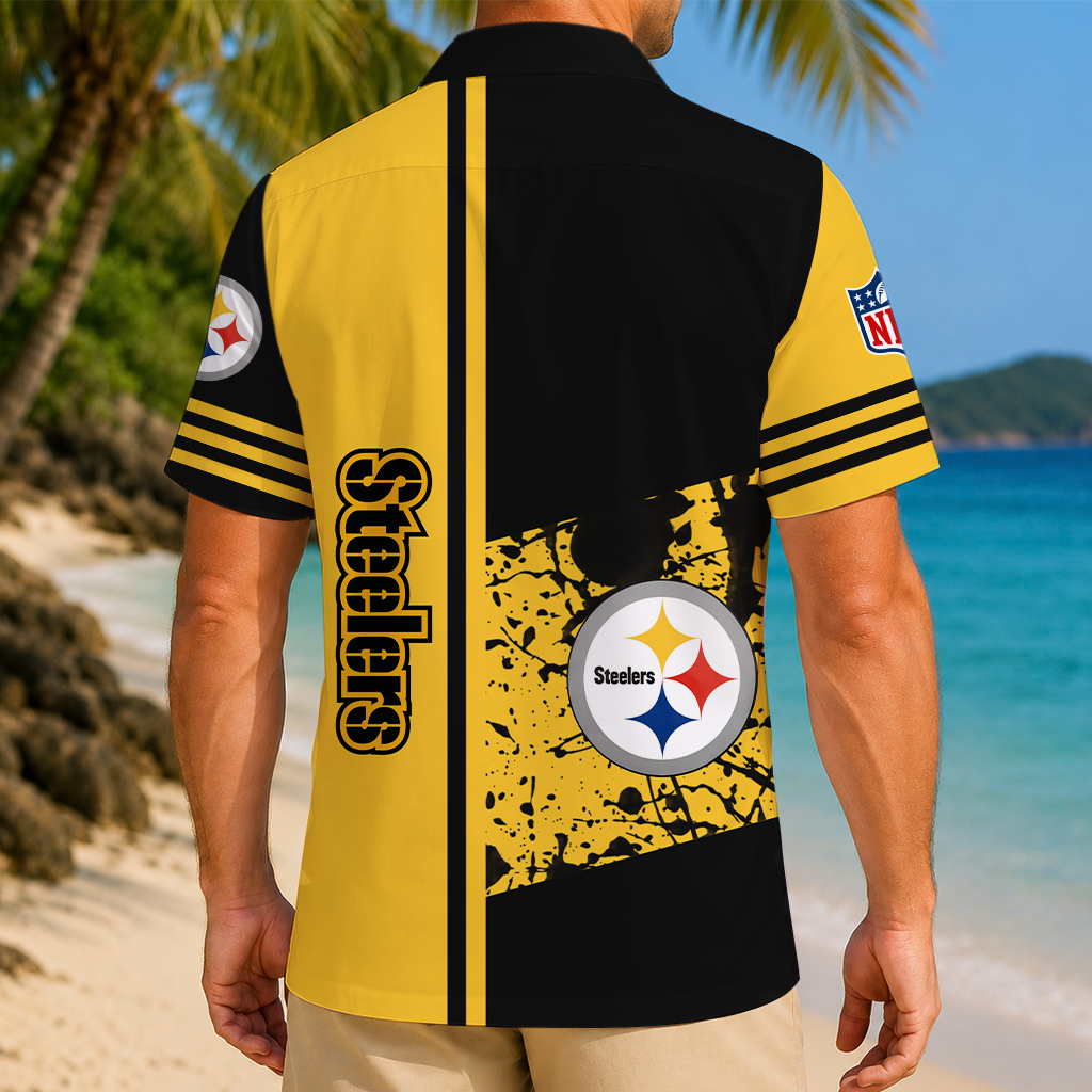 FINAL SALE - NEW CUSTOMIZED NFL14 PSB PITTSBURGH STEELERS UNISEX HAWAIIAN SHIRT