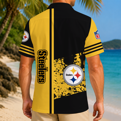 FINAL SALE - NEW CUSTOMIZED NFL14 PSB PITTSBURGH STEELERS UNISEX HAWAIIAN SHIRT