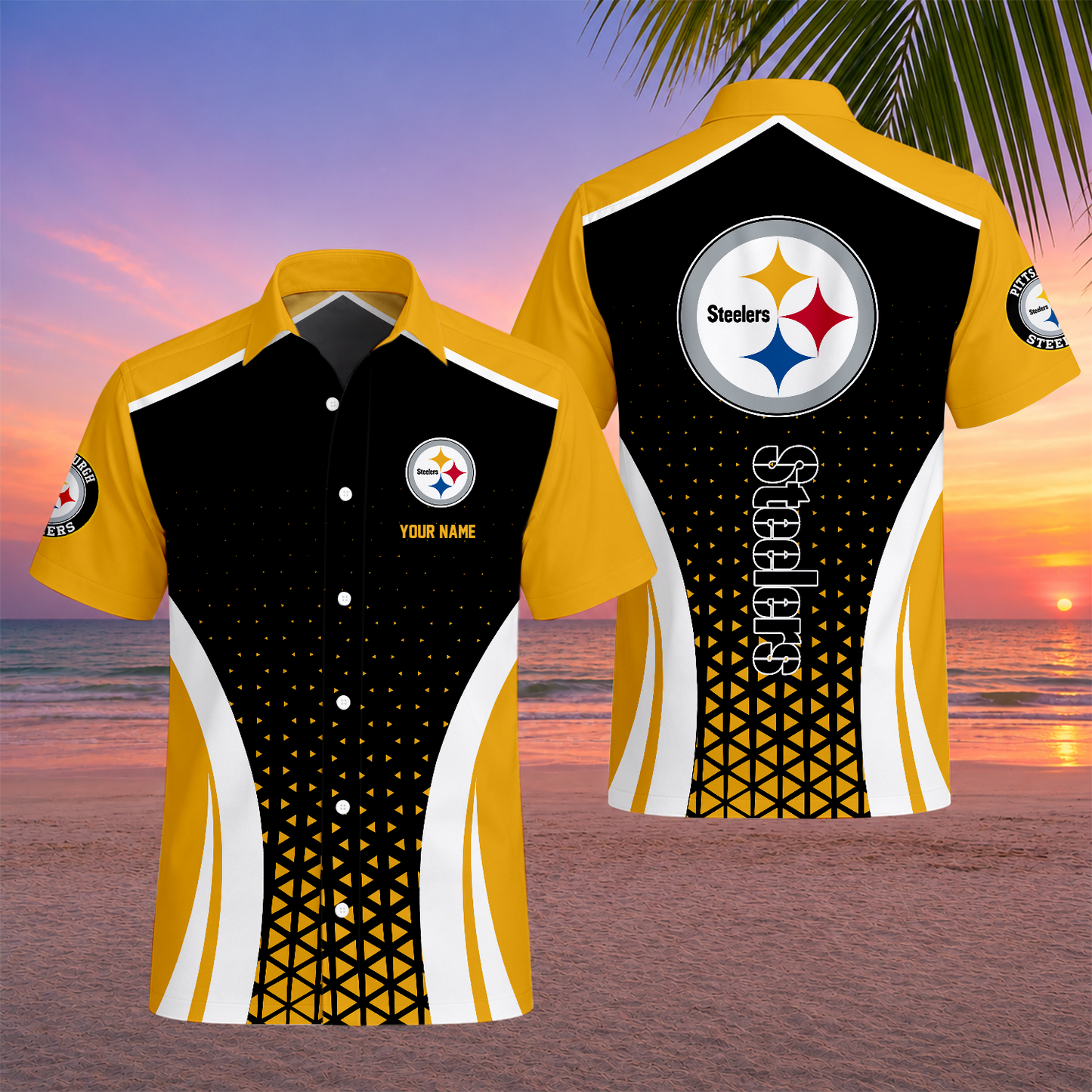 VIRAL EDITION - NEW CUSTOMIZED NFL14 PSB PITTSBURGH STEELERS UNISEX HAWAIIAN SHIRT
