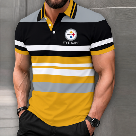 VIRAL EDITION - NEW CUSTOMIZED NFL14 PSB PITTSBURGH STEELERS T-SHIRT, POLO SHIRT, ZIP POLO SHIRT, SWEATSHIRT, HOODIE & ZIP HOODIE