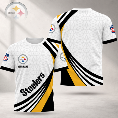 FINAL SALE - NEW CUSTOMIZED NFL14 PSB PITTSBURGH STEELERS T-SHIRT, POLO SHIRT, ZIP POLO SHIRT, SWEATSHIRT, HOODIE & ZIP HOODIE
