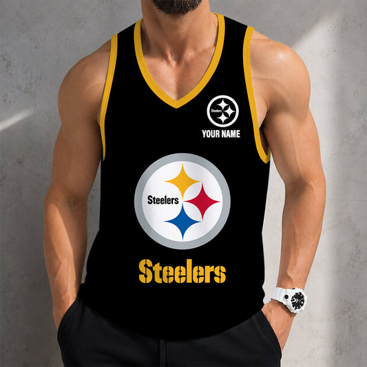 VIRAL EDITION - NEW CUSTOMIZED NFL14 PSB PITTSBURGH STEELERS TANK TOP