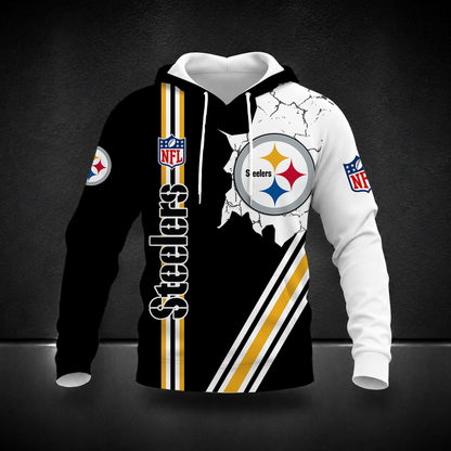 FINAL SALE- NEW CUSTOMIZED NFL14 PSB PITTSBURGH STEELERS T-SHIRT, POLO SHIRT, ZIP POLO SHIRT, SWEATSHIRT, HOODIE & ZIP HOODIE