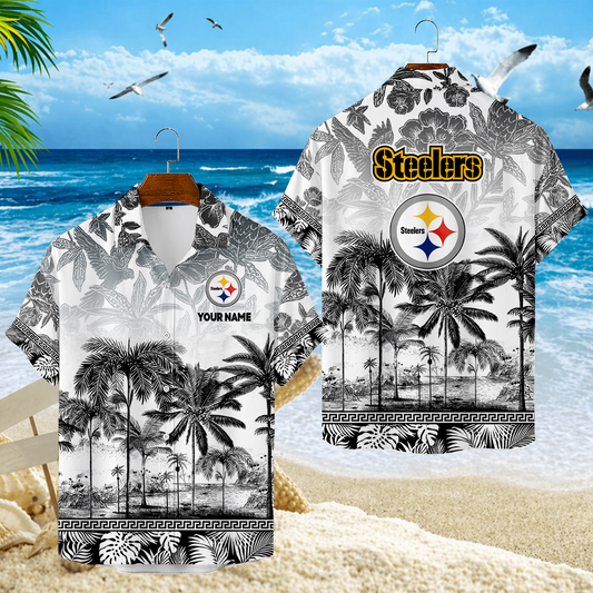 LIMITED EDITION - NEW CUSTOMIZED NFL14 PSB PITTSBURGH STEELERS UNISEX HAWAIIAN SHIRT