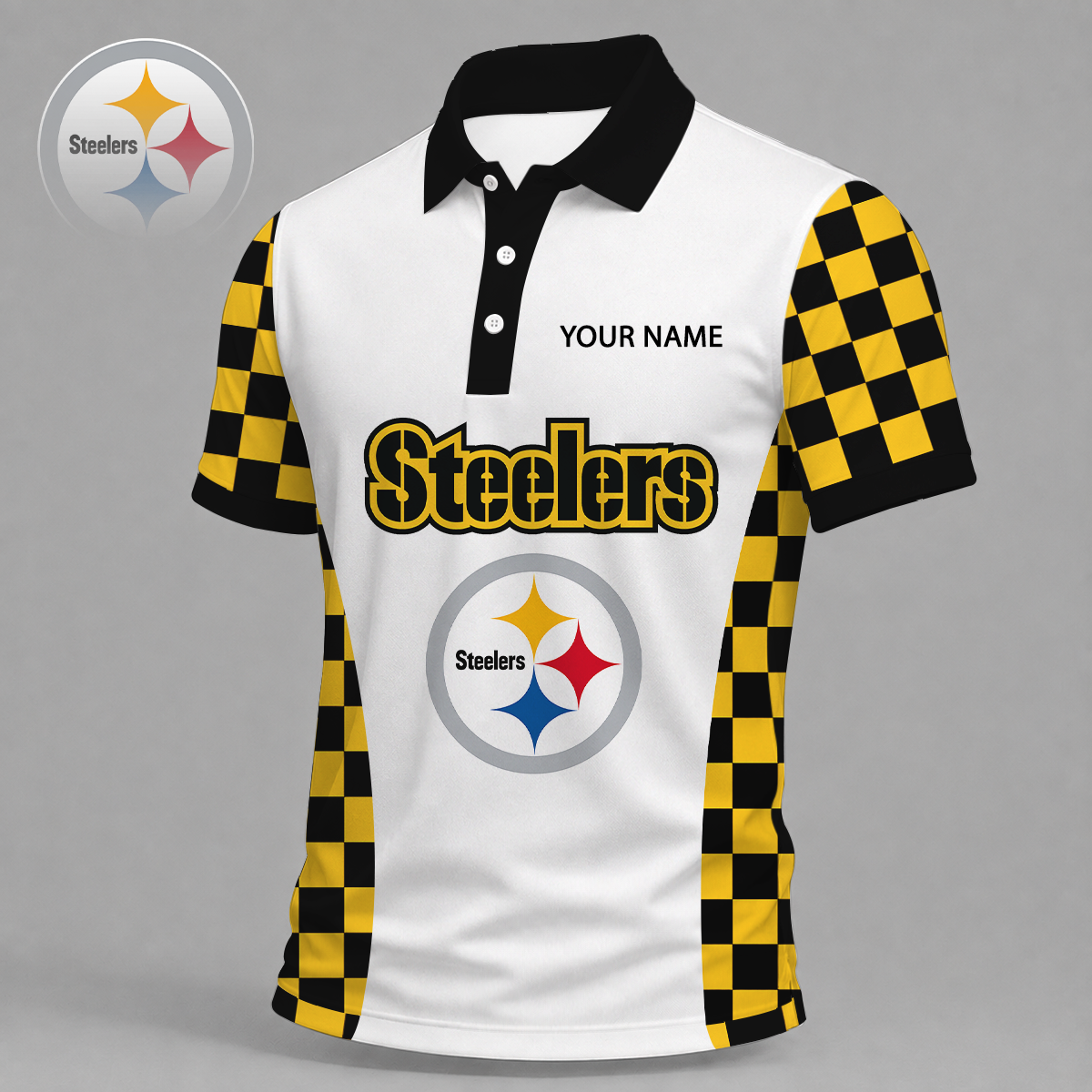 LIMITED EDITION - NEW CUSTOMIZED NFL14 PSB PITTSBURGH STEELERS T-SHIRT, POLO SHIRT, ZIP POLO SHIRT, SWEATSHIRT, HOODIE & ZIP HOODIE