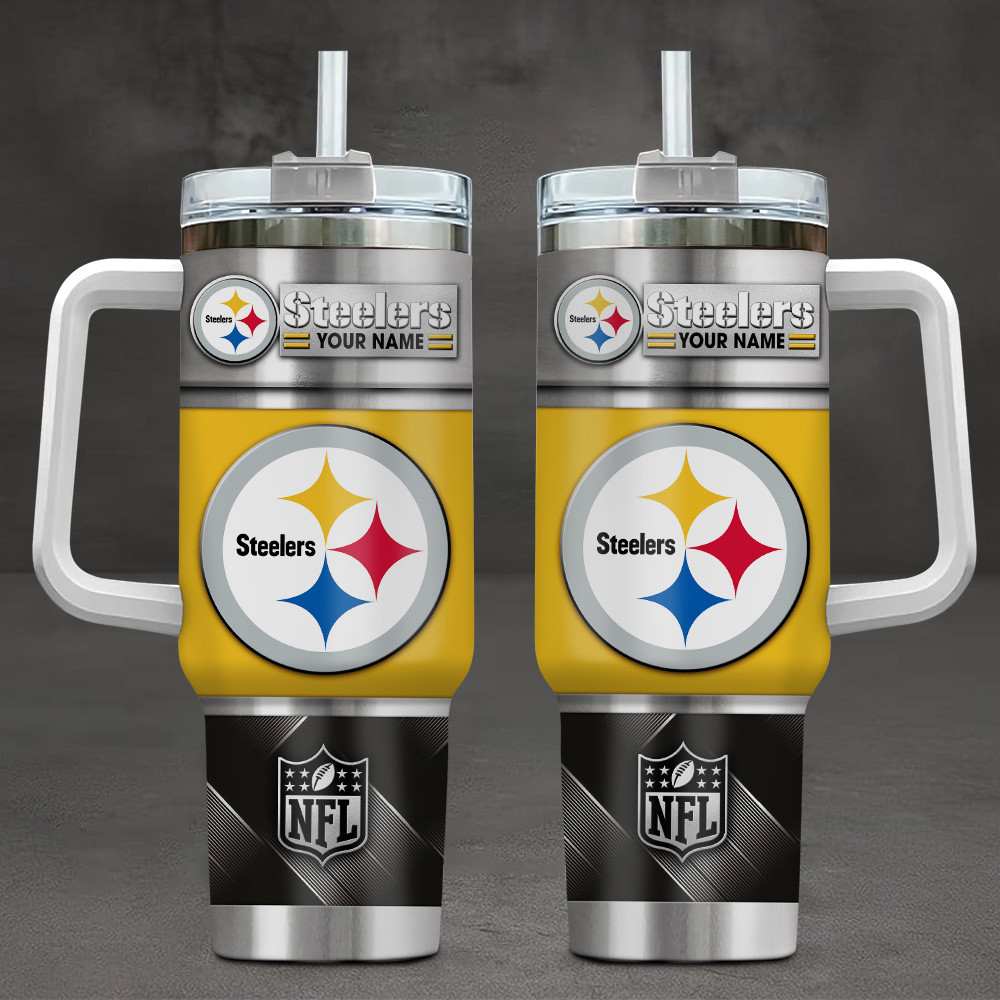 FINAL SALE - NEW CUSTOMIZED NFL14 PSB PITTSBURGH STEELERS TUMBLER CUP
