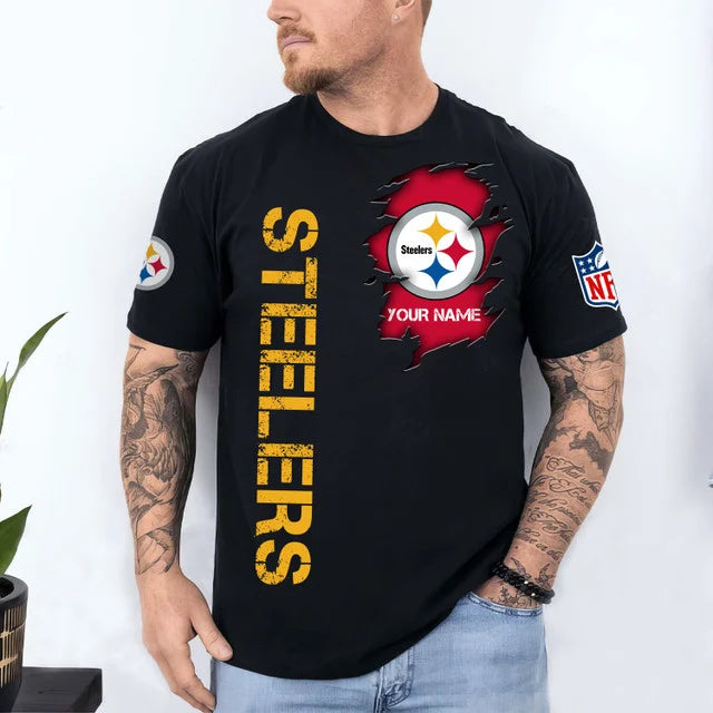 VIRAL EDITION - NEW CUSTOMIZED NFL14 PSB PITTSBURGH STEELERS T-SHIRT, POLO SHIRT, ZIP POLO SHIRT, SWEATSHIRT, HOODIE & ZIP HOODIE